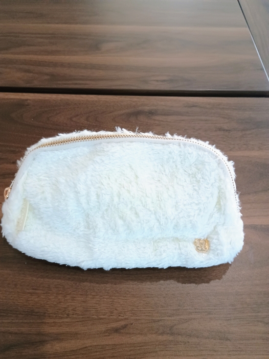 lululemon athletica Handbags - lululemon Cream Faux Fur Fannypack Belt Pouch with Gold Accents